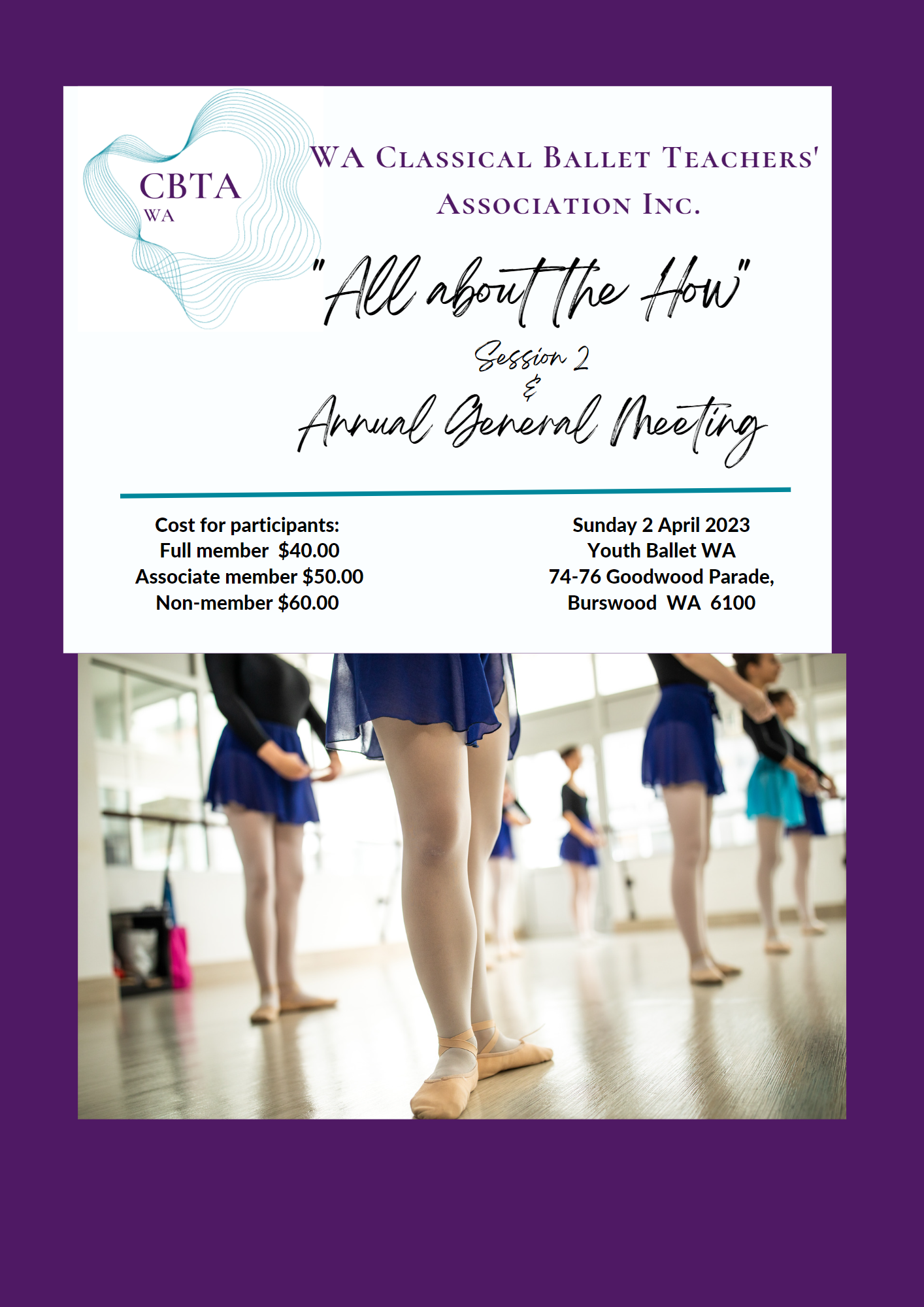 “All About the How” Session 2 (Half day) & Annual General Meeting