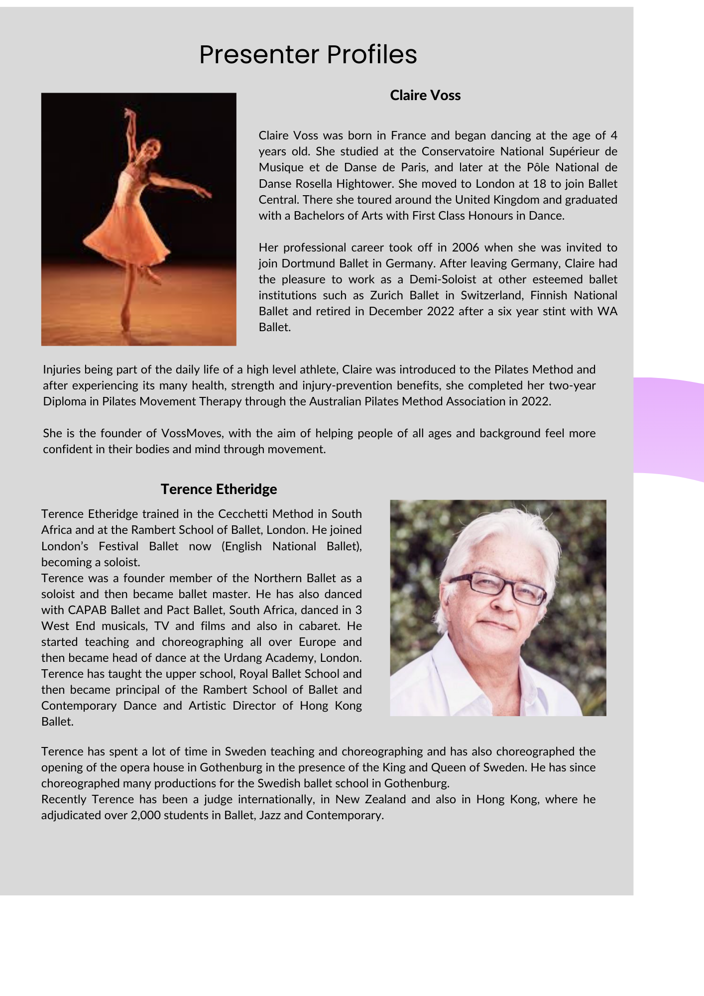 “Barre and Beyond” Session 1 – “Exploring Artistry” and “Teaching Teachers” (Half Day)